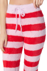 GOOD KARMA FUZZY WIDE LEG JOGGER