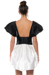 GRACE PUFF SLEEVE MINI DRESS