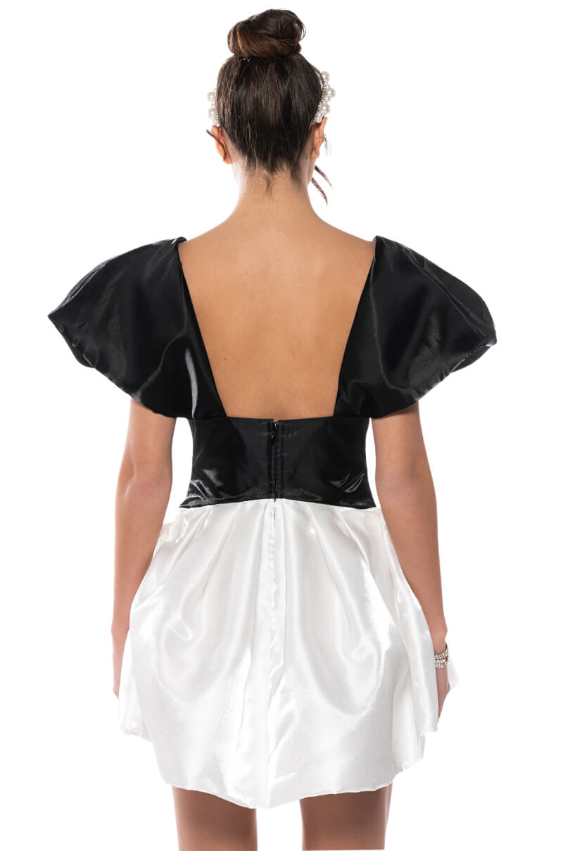 GRACE PUFF SLEEVE MINI DRESS