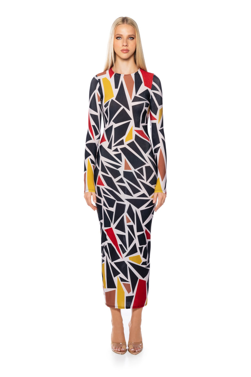 NOAH LONG SLEEVE MAXI DRESS