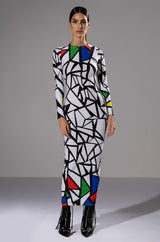 NOAH LONG SLEEVE MAXI DRESS