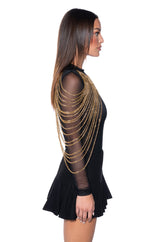 CAN'T BE TAMED CHAIN DETAIL SLEEVELESS BODYSUIT