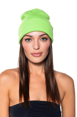 GREEN NO ENVY CLASSIC BEANIE