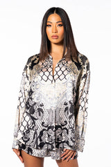 HANNAH BUTTON DOWN BLOUSE AND SHORTS SET