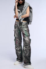 HARD IN THE PAINT DENIM CARGO PANT