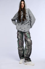 HARD IN THE PAINT DENIM CARGO PANT