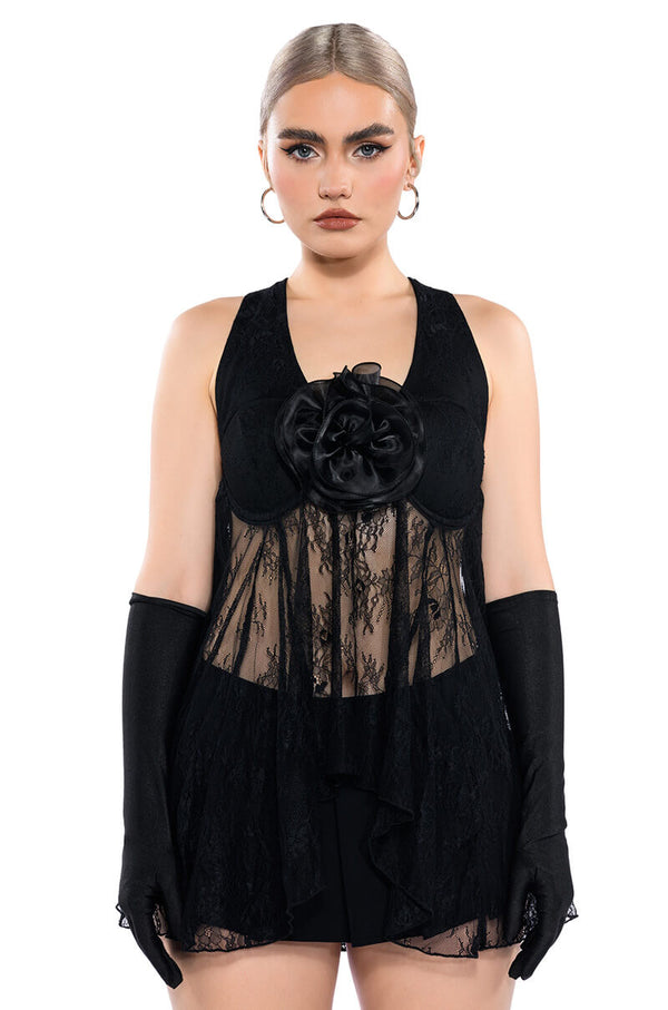 HAYDEN BABY DOLL LACE CAMISOL