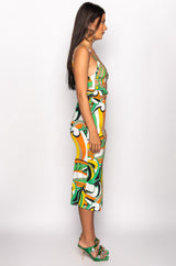 HEARD ABOUT HER MIDI DRESS
