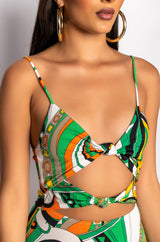 HEARD ABOUT HER MIDI DRESS