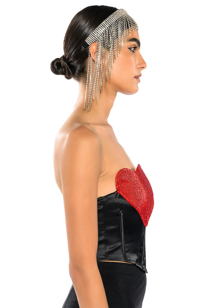 HEART ON FOR YOU CORSET TOP
