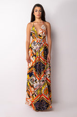 HERE FOREVER PRINTED MAXI DRESS