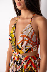 HERE FOREVER PRINTED MAXI DRESS