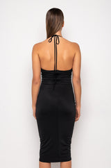 HERE TO WIN CUTOUT MIDI DRESS