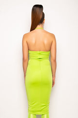 HERE TO WIN CUTOUT MIDI DRESS