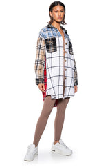 HOME BODY PATCHWORK FLANNEL