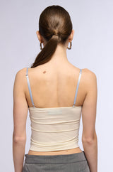 HOPELESS ROMANTIC PELATED MESH CORSET