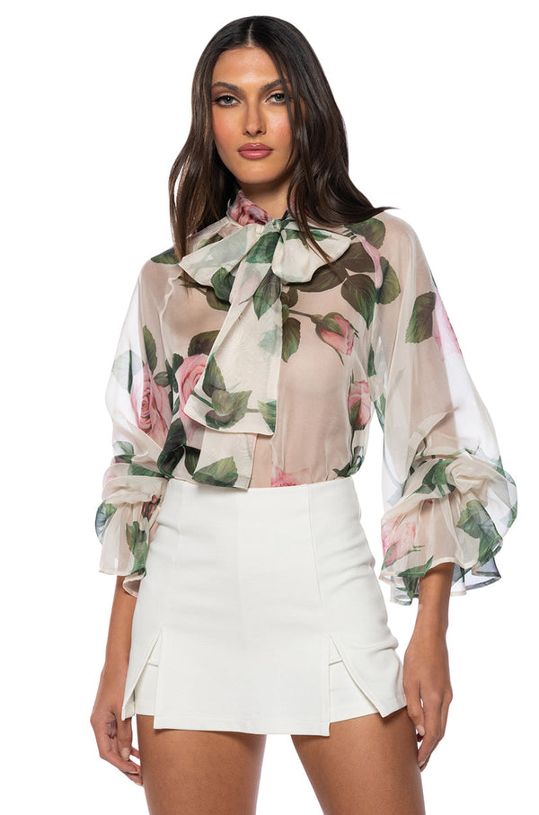 HOPELESS ROMANTIC SHEER BLOUSE