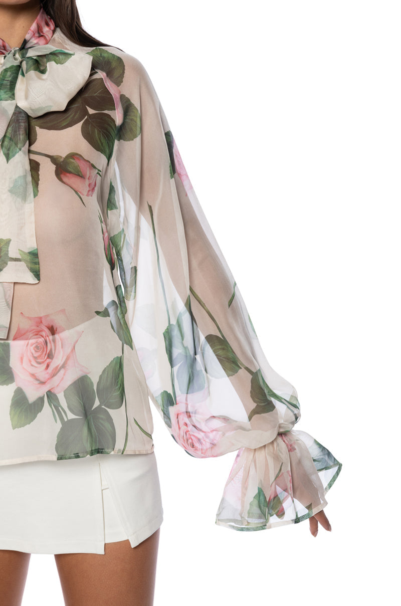 HOPELESS ROMANTIC SHEER BLOUSE