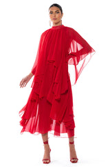 HOPELESSLY DEVOTED LAYERED MAXI DRESS