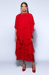 HOPELESSLY DEVOTED LAYERED MAXI DRESS