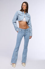 HOTEL CALIFORNIA LIGHT WASH FLARE JEANS