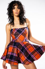 HOW DEEP IS YOUR LOVE FUZZY FITTED DRESS