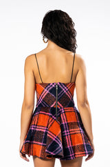 HOW DEEP IS YOUR LOVE FUZZY FITTED DRESS