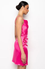 IN IT TO WIN SATIN MAXI DRESS