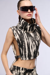 IN MY ELEMENT MOCK NECK TOP