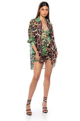 IN PARADISE OVERSIZED FLOWY BLOUSE