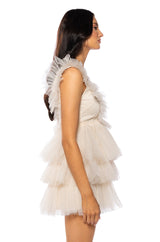 IN THE GARDEN TULLE MINI DRESS