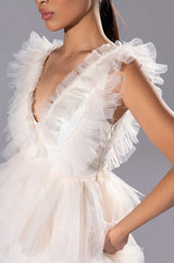 IN THE GARDEN TULLE MINI DRESS