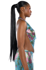 FLORAL CHAINMAIL HALTER SET
