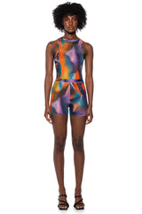 IN THE MOMENT MESH BIKER SHORT