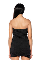 IN YOUR DREAMS SIDE TIE MINI DRESS