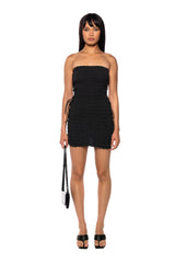 IN YOUR DREAMS SIDE TIE MINI DRESS