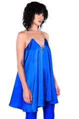 INEZ SLEEVELESS TRAPEZE MINI DRESS