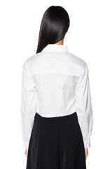 INSEPARABLE BUTTON DOWN STRIPED POPLIN SHIRT