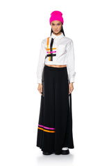 INSEPARABLE BUTTON DOWN STRIPED POPLIN SHIRT