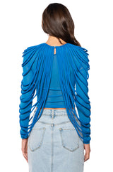 INTO THE BLUE ROPE DETAIL TOP