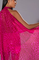 INTO THE WORLD HIGH LOW DRESSY TANK