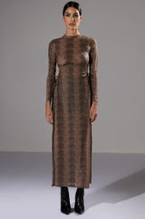 INTRODUCE ME SIDE SLIT MAXI DRESS