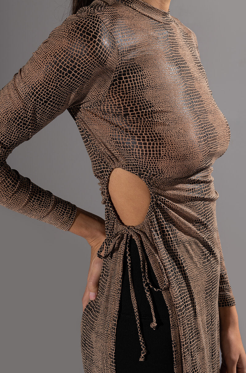 INTRODUCE ME SIDE SLIT MAXI DRESS