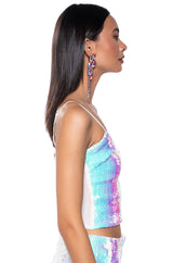 IRRESISTABLE GIRL SEQUIN TANK TOP