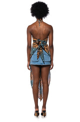 ISLAND DREAMER OMBRE HALTER TOP