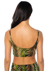 ISLAND ESCAPE MESH BRALETTE TOP
