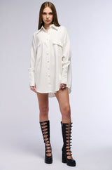 IT GIRL OVERSIZED SHIRT DRESS