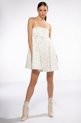 IT WAS A DREAM BABYDOLL MINI DRESS