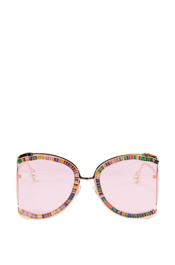 ITS GIVING PINK MULTI SUNGLASSES