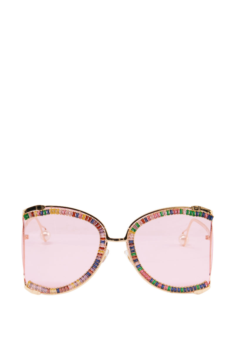 ITS GIVING PINK MULTI SUNGLASSES